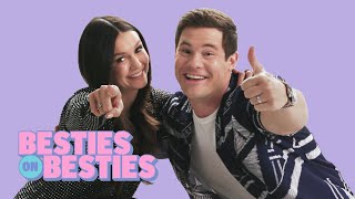 Adam Devine Admits To Nina Dobrev Hes Never Seen Vampire Diaries  Besties on Besties  Seventeen