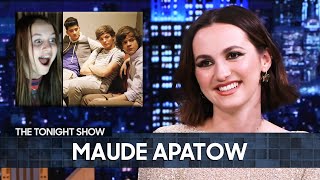 Maude Apatow Reacts to Embarrassing Footage of Herself Preparing to Interview One Direction