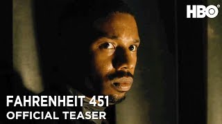 Fahrenheit 451 2018 Official Teaser ft Michael B Jordan  Michael Shannon  HBO