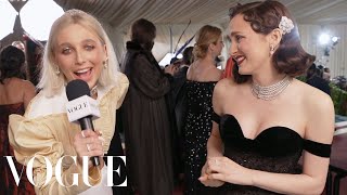 Maude Apatow on Her Classic Hollywood Met Gala Look  Met Gala 2022 With Emma Chamberlain  Vogue