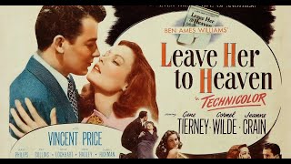 Gene Tierney Cornel Wilde  Vincent Price in Leave Her To Heaven 1945