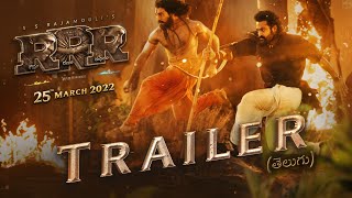 RRR Trailer Telugu  NTR Ram Charan Ajay Devgn Alia Bhatt  SS Rajamouli  25th March 2022