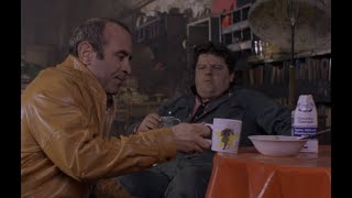 Bob Hoskins  Robbie Coltrane in Mona Lisa 1986 Neil Jordan