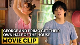 George and Primo get their own half of the house literally  The Hows Of Us Movie Clip 23