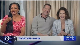 Teri Hatcher James Denton talk reuniting for A Kiss Before Christmas on Hallmark