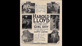  Movie  Harold Lloyd in  Girl Shy  1924