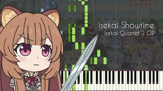 Isekai Showtime  Isekai Quartet 2 OP  Piano Arrangement Synthesia