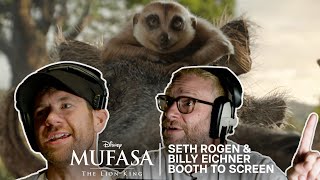 Mufasa The Lion King  Seth Rogen  Billy Eichner BoothtoScreen  In Theaters December 20