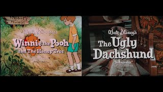 Winnie the Pooh and the Honey Tree  The Ugly Dachshund  1966 Theatrical Trailer 35mm 4K