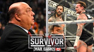 Les TENSIONS entre REIGNS et PUNK vont TOUT GCHER  Review WWE Survivor Series WarGames 2024