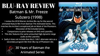 Batman  Mr Freeze Subzero 1998 Warner Archive Bluray Review