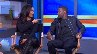 Kevin Hart Regina Hall Interview 2014 About Last Night Stars Bring the Laughs