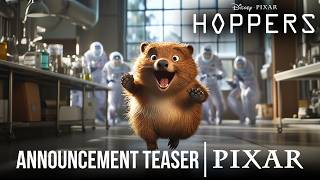 HOPPERS 2026 Teaser Announcement  New Pixar Original Film  D23 Expo