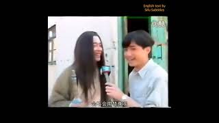 Leslie Cheung and Tony Leung interviewed by Leo Ku on set of Ashes of Time English subtitled