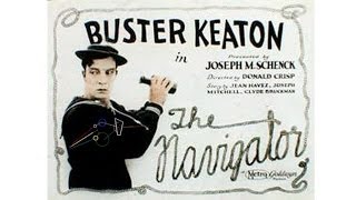 Buster Keatons The Navigator 1924  with Surreal Road by Kari Tribble