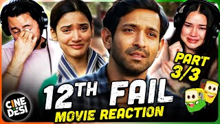 12th FAIL Movie Reaction Part 33  Review  Vikrant Massey  Medha Shankar  Joshi Anantvijay