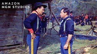 THE HORSE SOLDIERS 1959  Marlowe  Kendall Fight It Out  MGM