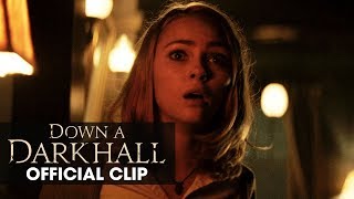 Down A Dark Hall 2018 Movie Official Clip Slumber Party  Uma Thurman AnnaSophia Robb