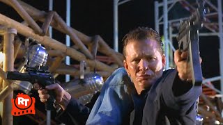 Double Team 1997  Mickey Rourkes CRAZY Carnival Shootout Scene  Movieclips