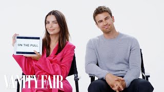 Emily Ratajkowski and Theo James Teach You British Slang  Vanity Fair