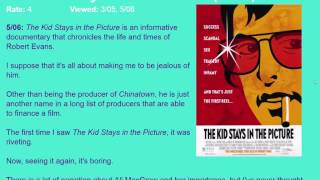 Movie Review The Kid Stays in the Picture 2002 HD