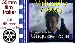 Virtuosity 1995 35mm film trailer flat open matte 4K CROPPED