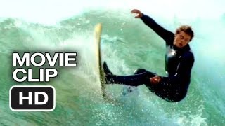 Chasing Mavericks Movie CLIP  Jay Surfing 2012  Gerard Butler Movie HD