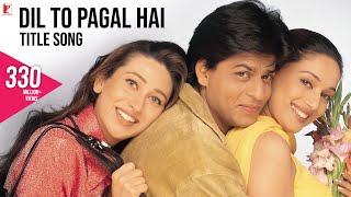 Dil To Pagal Hai Song  Shah Rukh Khan Madhuri Karisma Akshay  Lata Mangeshkar Udit Narayan