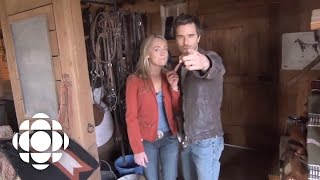 Heartland Set Tour with Amber Marshall and Graham Wardle  Heartland  CBC