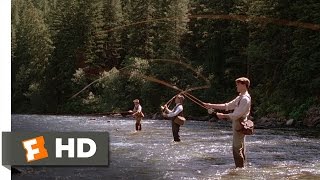 A River Runs Through It 48 Movie CLIP  Fishing with Father 1992 HD