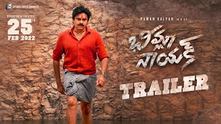 Bheemla Nayak Official Trailer  Pawan Kalyan Rana Daggubati  Trivikram  SaagarKChandra  ThamanS