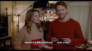 Tinsel Trivia Picture A Perfect Christmas BTS  Jon Cor Merritt Patterson