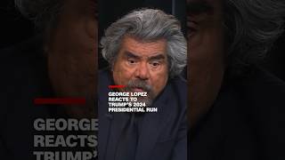 Surprised George Lopez reacts to Trumps run for president in 2024