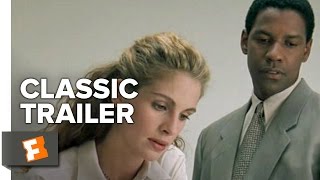 The Pelican Brief 1993 Official Trailer  Denzel Washington Julia Roberts Thriller Movie HD