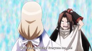 Haos mom treating him like a kid   Shaman King 2021 Episode 52