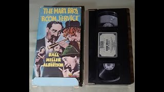 Opening  Closing to Room Service 1938 1985 VHS