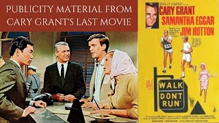 Publicity Material From Cary Grants Last Movie WALK DONT RUN 1966