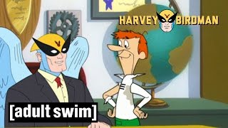 Harvey Meets the Jetsons  Harvey Birdman Attorney at Law  Adult Swim
