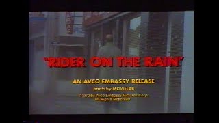 Rider on the Rain 1970 Trailer