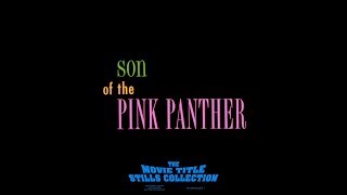 Son of the Pink Panther 1993 title sequence