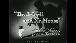 Dr Jekyll And Mr Mouse 1947  original Opening and Closing titles NEW HD VERSION