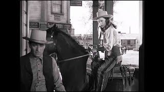 John Waynes Coolest Scenes 2 Meeting Ella Raines Tall In The Saddle 1944