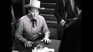 John Waynes Coolest Scenes 19 Poker Game Tall In The Saddle 1944