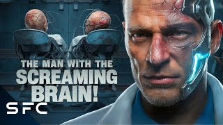 He Combined Two Brains  Full Fantasy SciFi Movie  Bruce Campbell  Man With The Screaming Brain