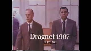 Dragnet 1967  Extremely rare NBC Promo for First Season Jack Webb Harry Morgan