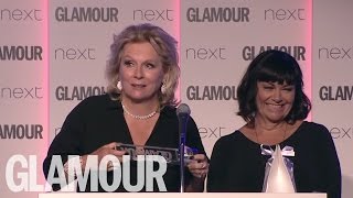 Jennifer Saunders and Dawn French Acceptance Speech  Women of The Year Awards 2016  Glamour UK