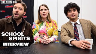 Nate Trinrud Megan Trinrud  Kristian Ventura Interview   School Spirits Season 2  NYCC 2024