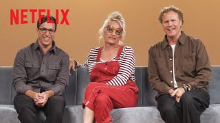 Making Will  Harper with Will Ferrell Harper Steele and Director Josh Greenbaum  Netflix