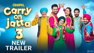 Carry On Jatta 3 Trailer Gippy Grewal  Sonam Bajwa  Chaupal  Latest Punjabi Movies 2023