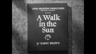 A Walk in the Sun 1945 title sequence